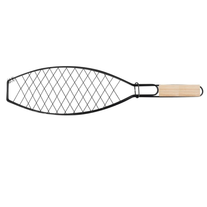 Orange85 BBQ rooster Visklem Accessoires Zwart 35x14cm Non Stick St...