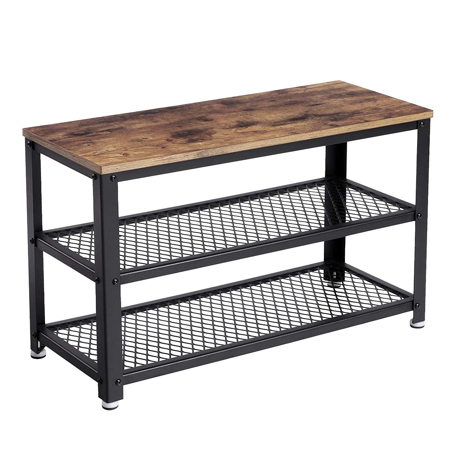 Schoenenrek - vintage - 73x45x30 cm - vintage bruin