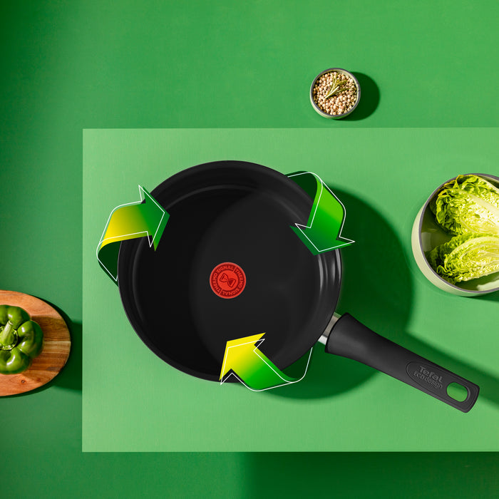Tefal Renew Black ON Keramische Hapjespan Ø 24 cm incl. deksel
