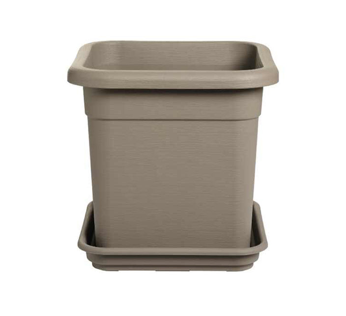 Erba - Plantenbak - Decor Quadro - 55x55x45 - Taupe