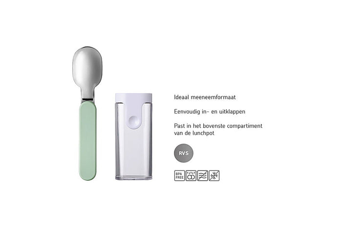 Vouwlepel Ellipse - wit