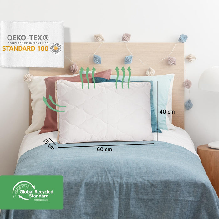 Vitapur EcosSleep Peuterkussen - 40x60 cm