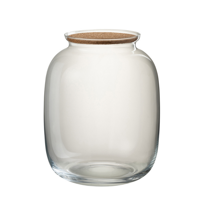 Dulaire Grote Glazen Pot Met Kurk