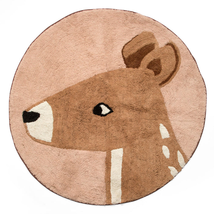 Sebra Rond vloerkleed - 120 cm | twilight the deer -