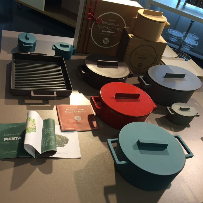 Braadpan Oranje 30 cm x 25 cm incl deksel - Sambonet