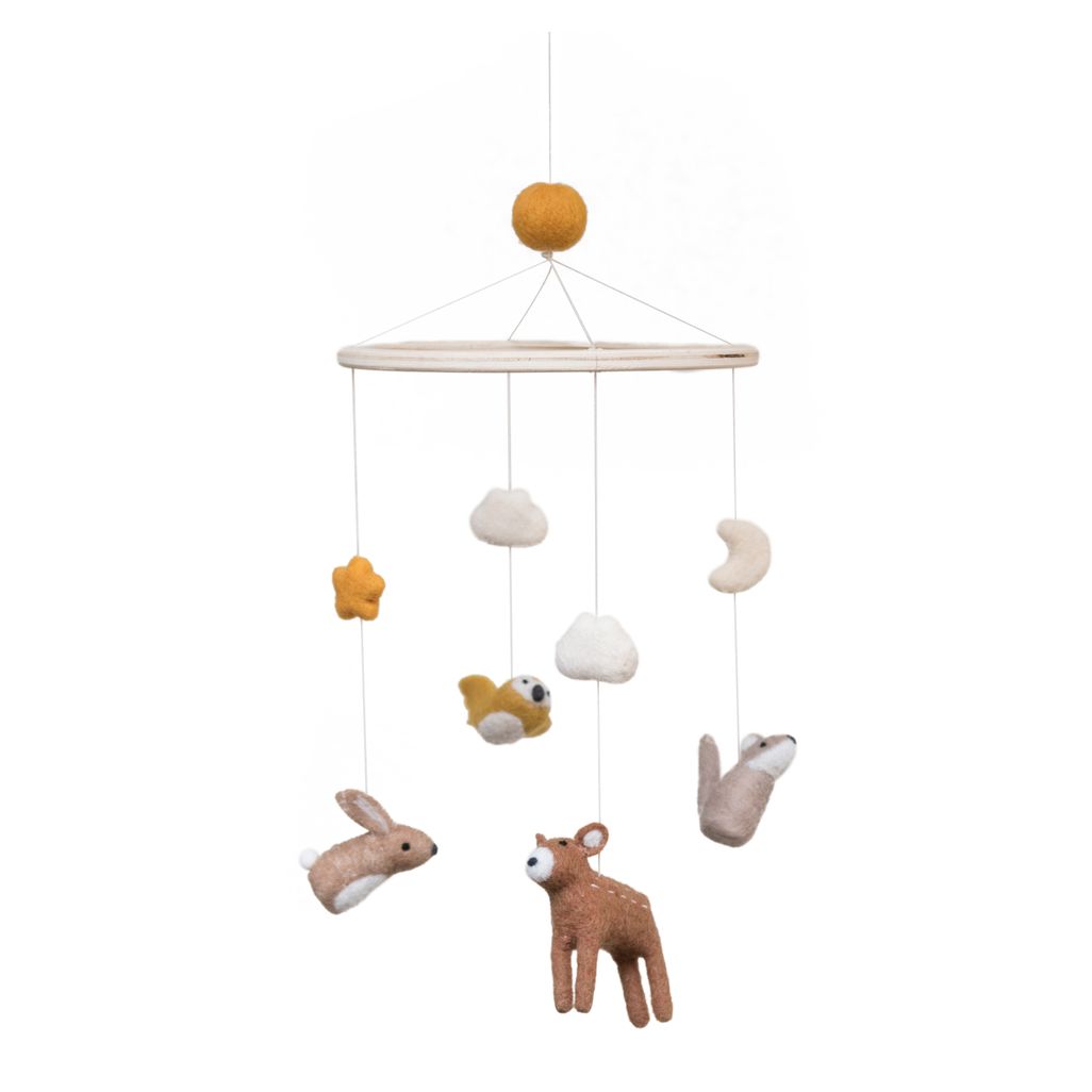 Sebra Vilten babymobiel bosdieren - nightfall -