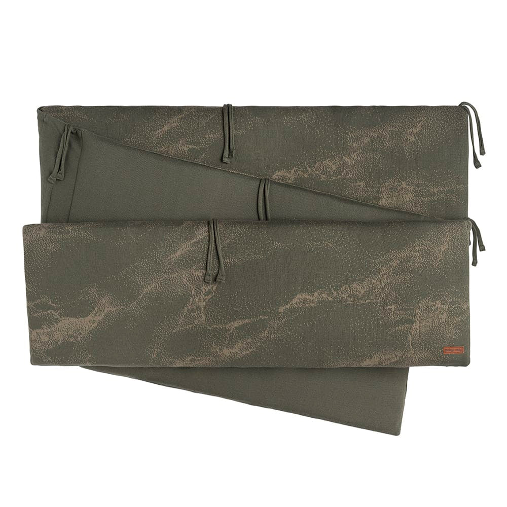 Baby's Only Boxbumper Marble - Khaki|Olive - 330x4x28 cm