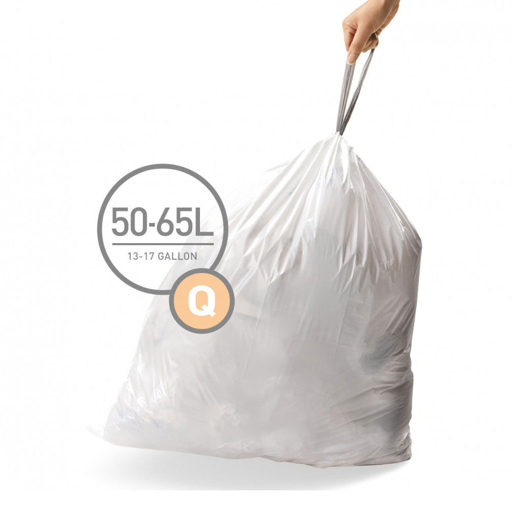 Simplehuman Code Q Afvalzakken 50-65 Liter - 20 zakken