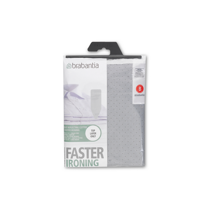 Brabantia Metallic Type B Strijkplankhoes 124 x 38 cm