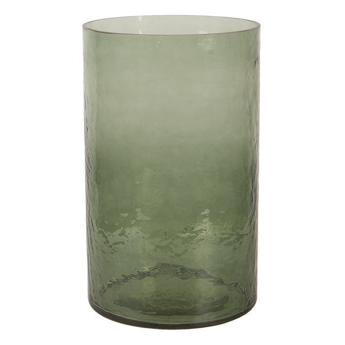 Clayre & Eef Windlicht Ø 15x25 cm Groen Glas