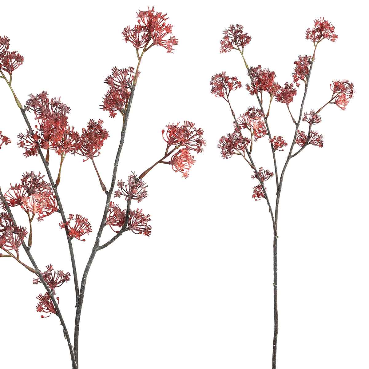 PTMD Garden Bloem Mini Bloem Kunsttak - 38 x 27 x 69 cm - Bordeaux