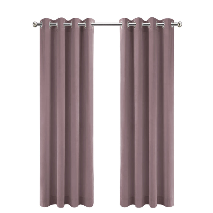 LW Collection Kant en klaar gordijnen roze 140x270cm