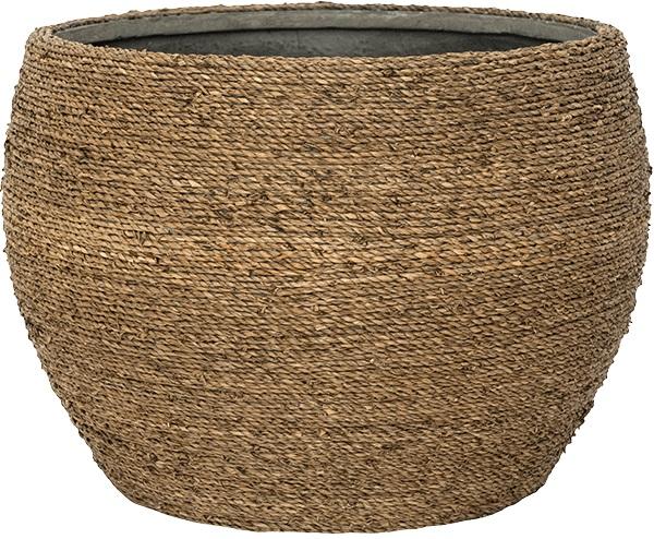 Pottery Pots Bohemian Abby S Straw Grass ronde Rotan bloempot voor