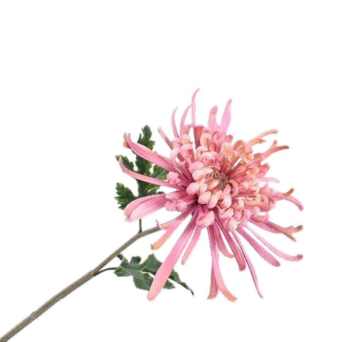 Silk-ka Kunstbloem Chrysant Steel Rubber Paars 68 cm