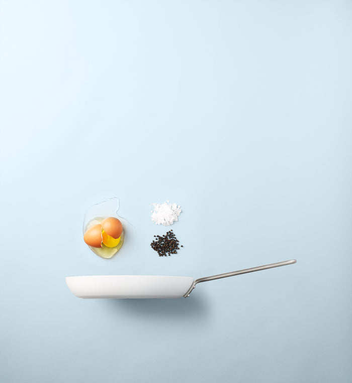 White Line Koekenpan - Ø 24 cm - Wit - Eva Trio