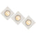 FOCUS Inbouwspot Dimb. GU10 3x5W Wit Set van 3
