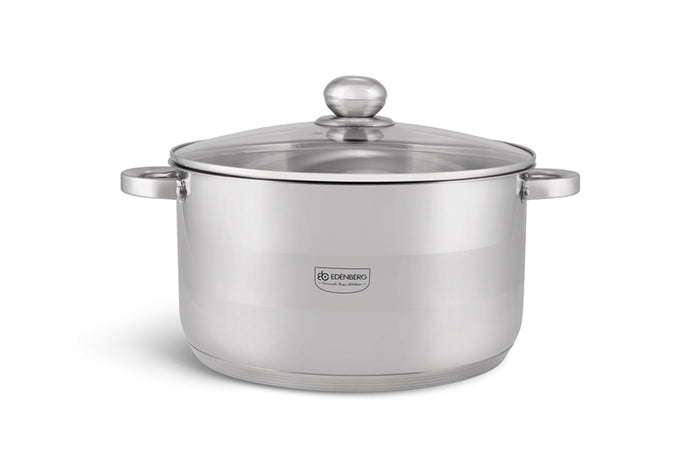 Edenberg Classic Line - Kookpan met Deksel - RVS - Ø 16 cm