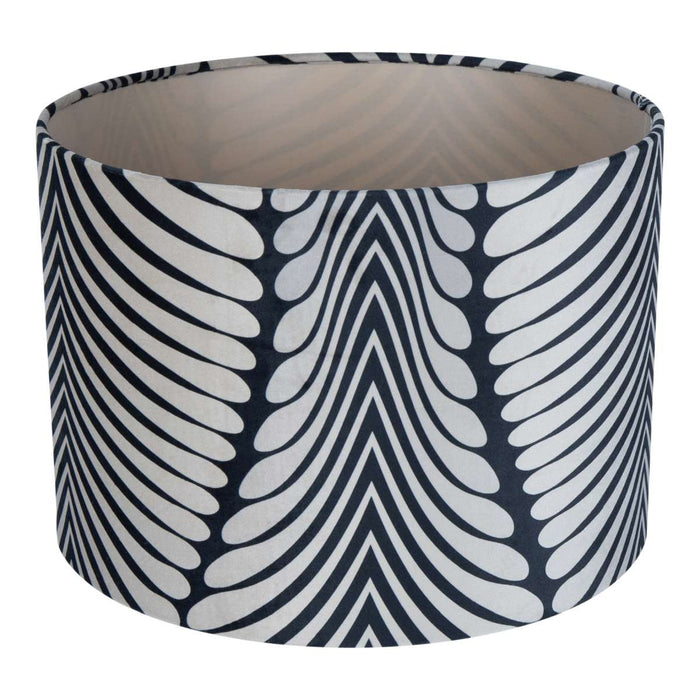 PTMD Bjarni Lampenkap - 30 x 30 x 21 cm - Fluweel - Beige