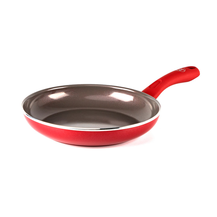 GreenChef Diamond Inductie Koekenpan - Ø24 cm - keramisch - rood