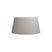 QAZQA Linnen lampenkap grijs rond schuin 50|40|26
