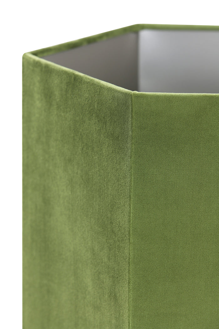 D - Light & Living - Lampenkap VELOURS - Ø20x26cm - Groen