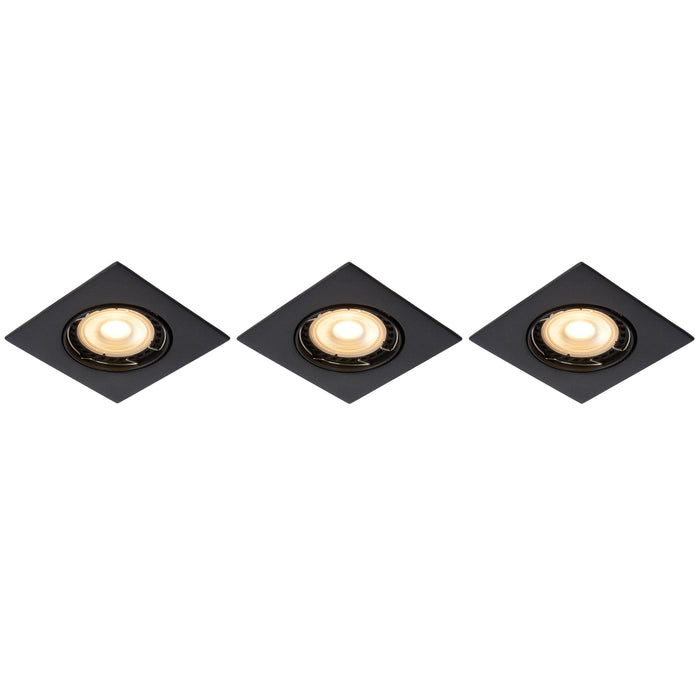 Lucide FOCUS - Inbouwspot - LED Dimb. - GU10 - 3x5