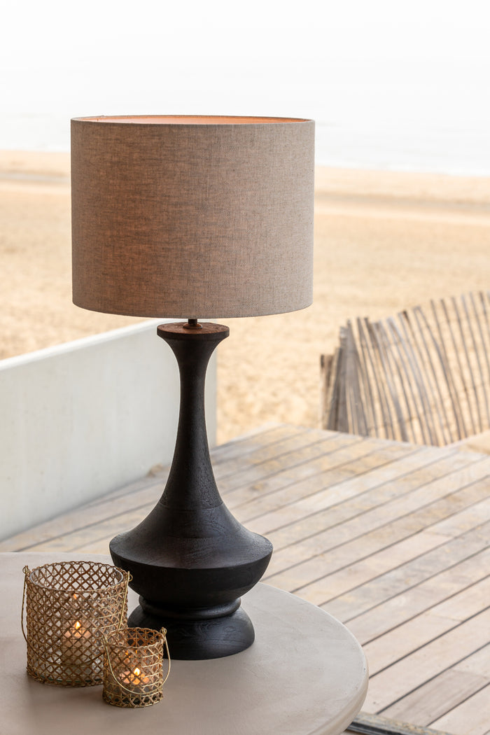 Light & Living Cilinder Lampenkap Livigno - Naturel - Ø40x30cm