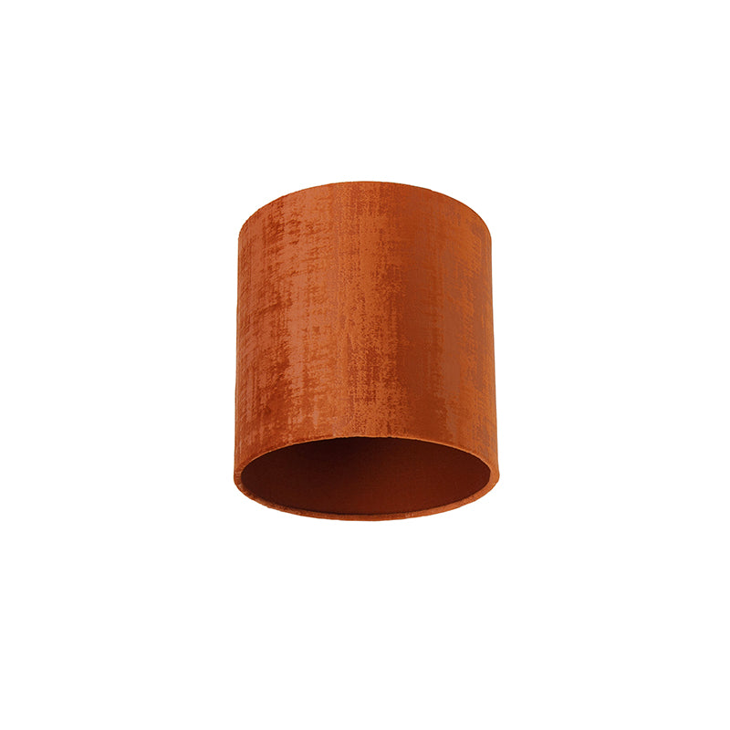 QAZQA Velours lampenkap rood 20|20|20