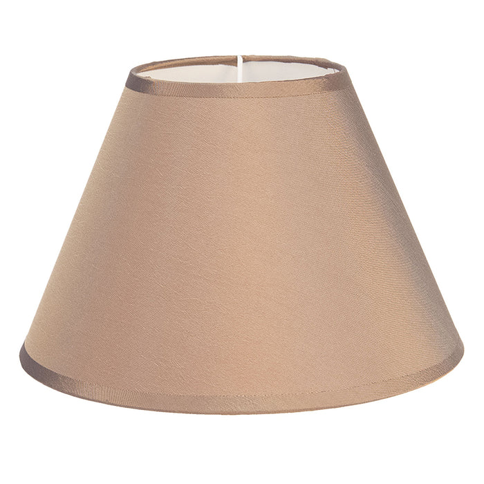 Clayre & Eef Lampenkap Ø 37x20 cm Beige Textiel Rond Stoffen Lampenkap
