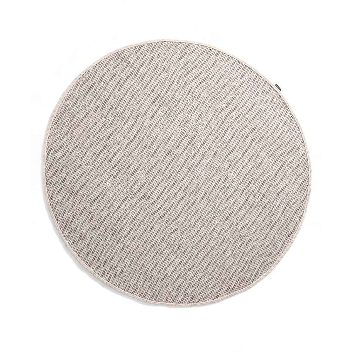 Nordic Weavers Rond wollen vloerkleed Lett - wit - 160 cm rond