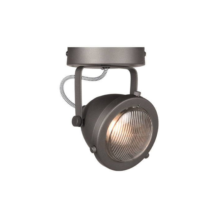 LABEL51 - Led Spot Moto 1-Lichts -  Burned Steel Metaal - Glas