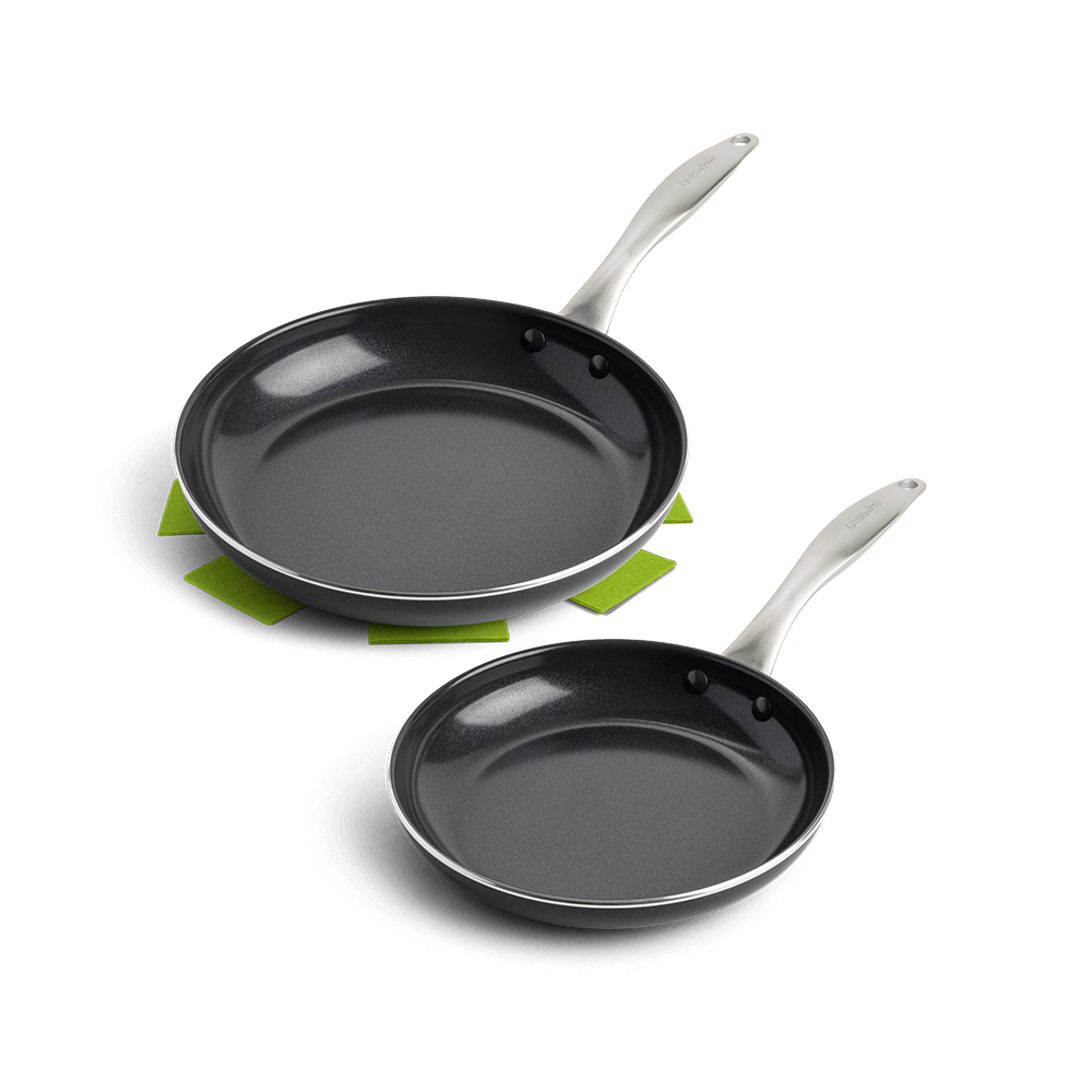 Greenpan Royal Black Keramische Koekenpannenset 24 en 28 cm PFAS vrij