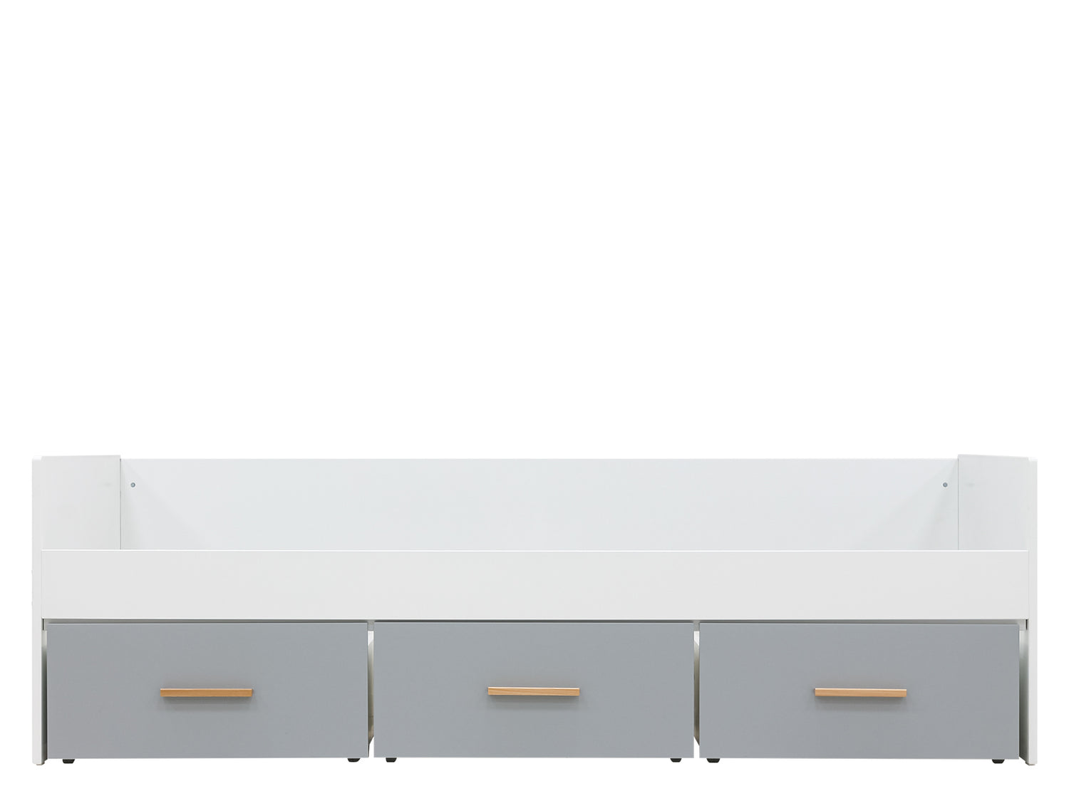 Bopita Emma bedbank 90x200 (excl. bodem) - Wit|Grijs
