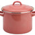 Lite-Body Soeppan|Stamppotpan - 24cm|8l - Emaille - Roze - Inductie
