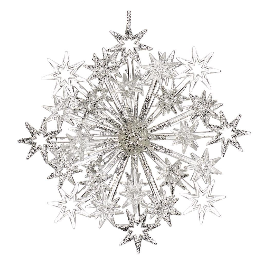 Goodwill Kerstbal Ster 3D Wit D 12.5cm Voordeelaanbod per 2 Stuks