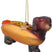 Vondels Ornament glass hotdog dachshund H6cm