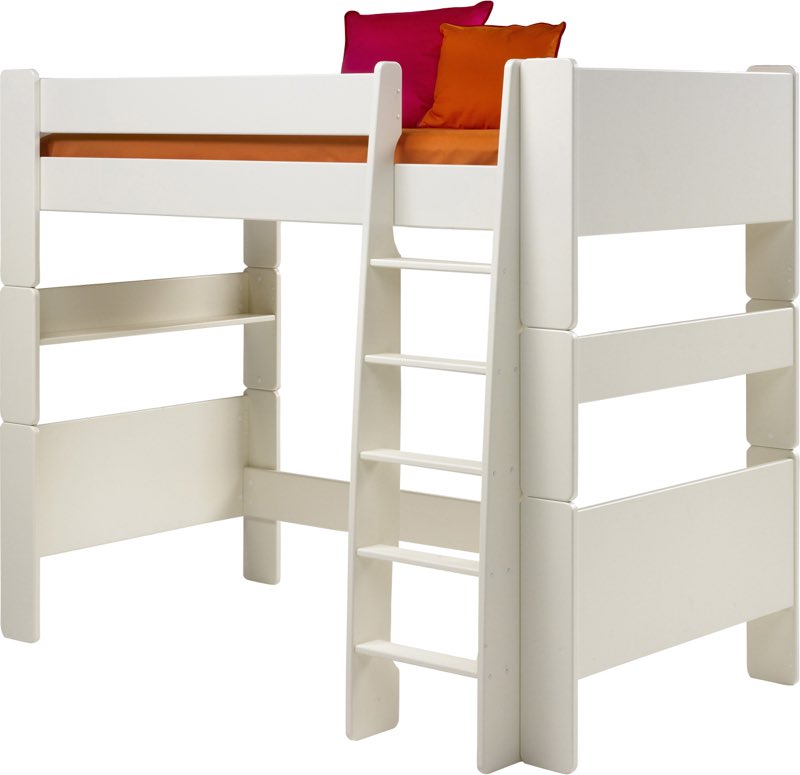 Hioshop Witte hoogslaper Molly Kids 90x200.