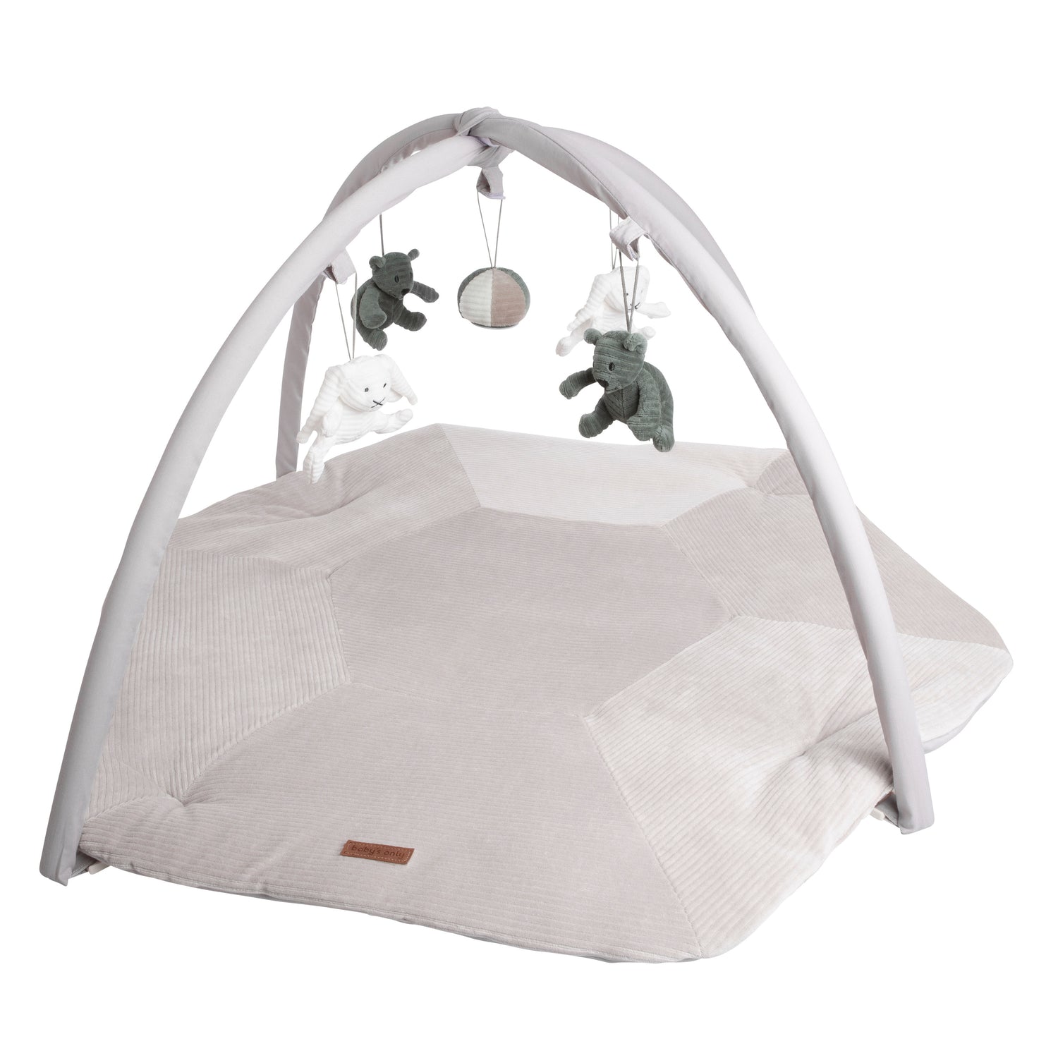 Baby's Only Speelkleed Sense - Zeegroen|Kiezelgrijs|Wit - 94x83 cm