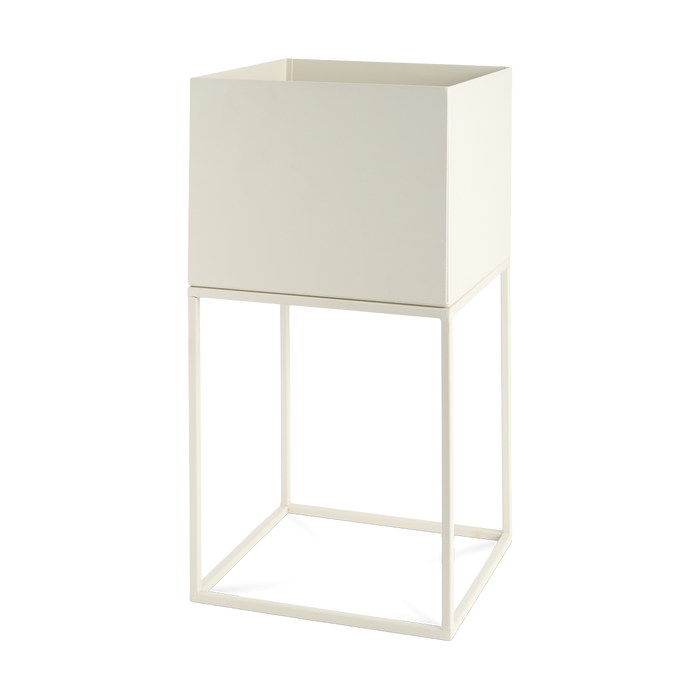 Lisomme Xam staande metalen plantenbak zand - 28 x 55 cm