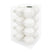 Decosy Glas Kerstballen (8cm) Box 16 Stuks White Opal