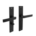 Intersteel Deurkruk Hera op schild 245x45 mm WC63|8 mm mat zwart