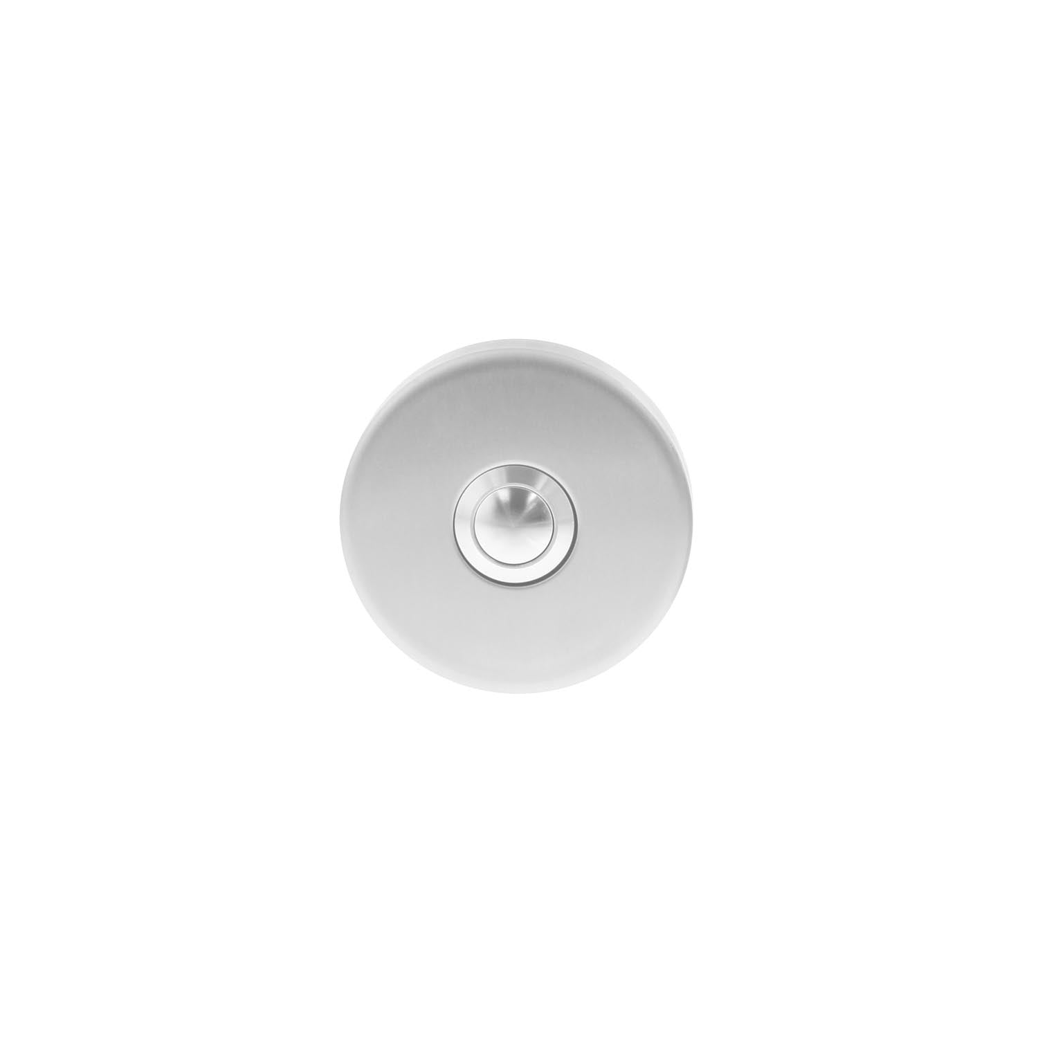 Intersteel Deurbel rond verdekt ø53x10 rvs geborsteld