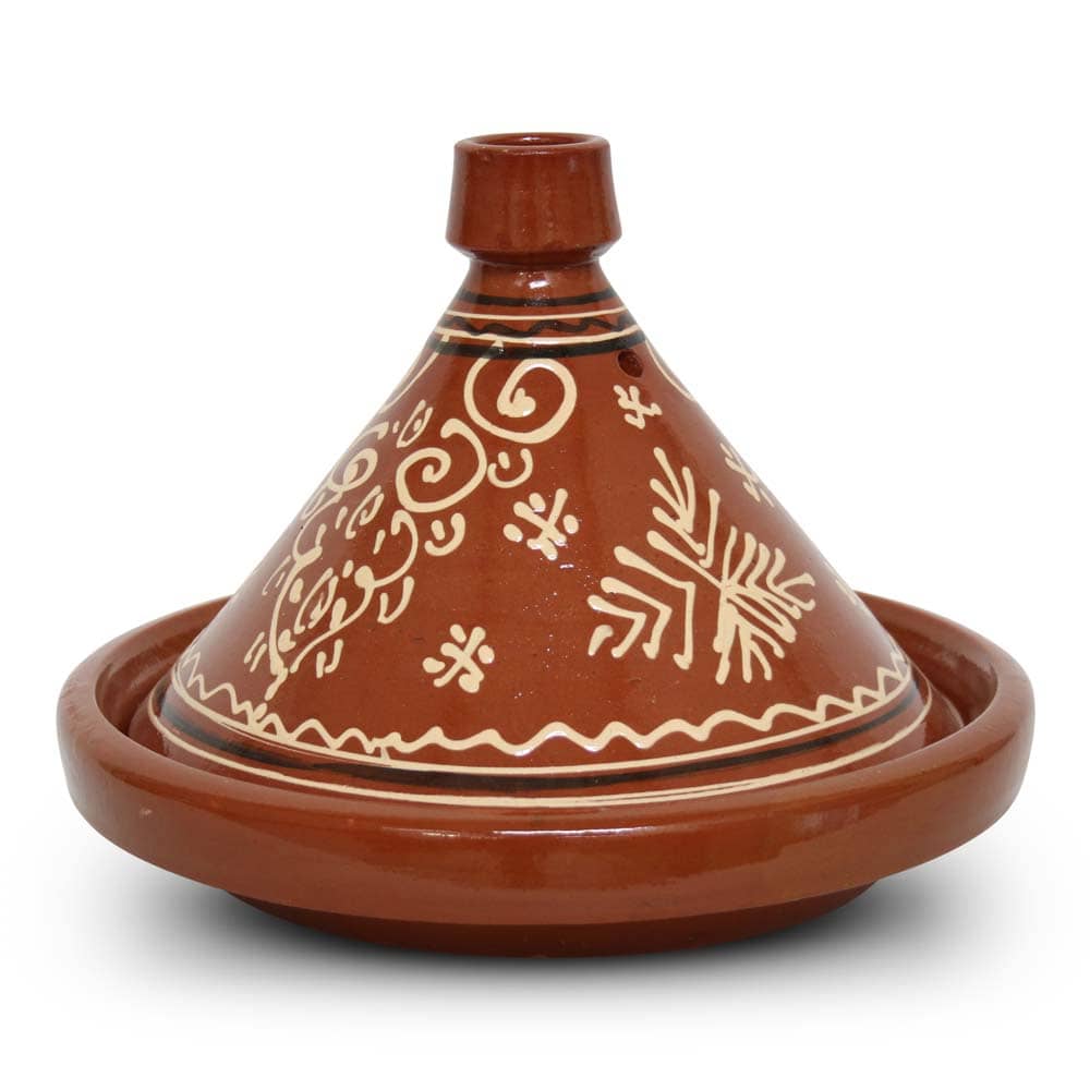Safaary -  Tajine met motief XXL Kegel Ø 40 x 28cm