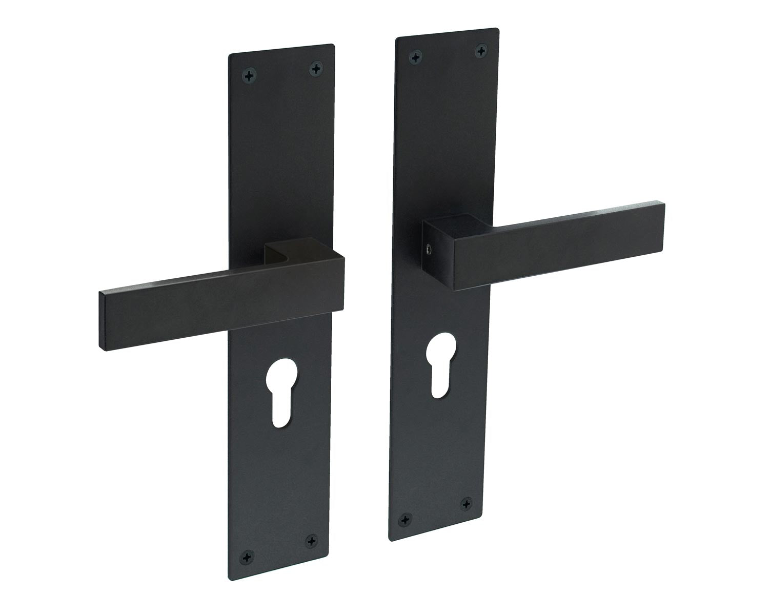 Intersteel Deurkruk Amsterdam met schild 250x55x2mm profielcilindergat