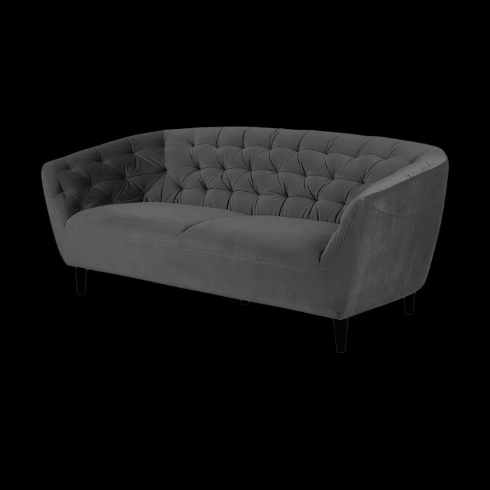 Lisomme Kaat 3 zits bank donkergrijs