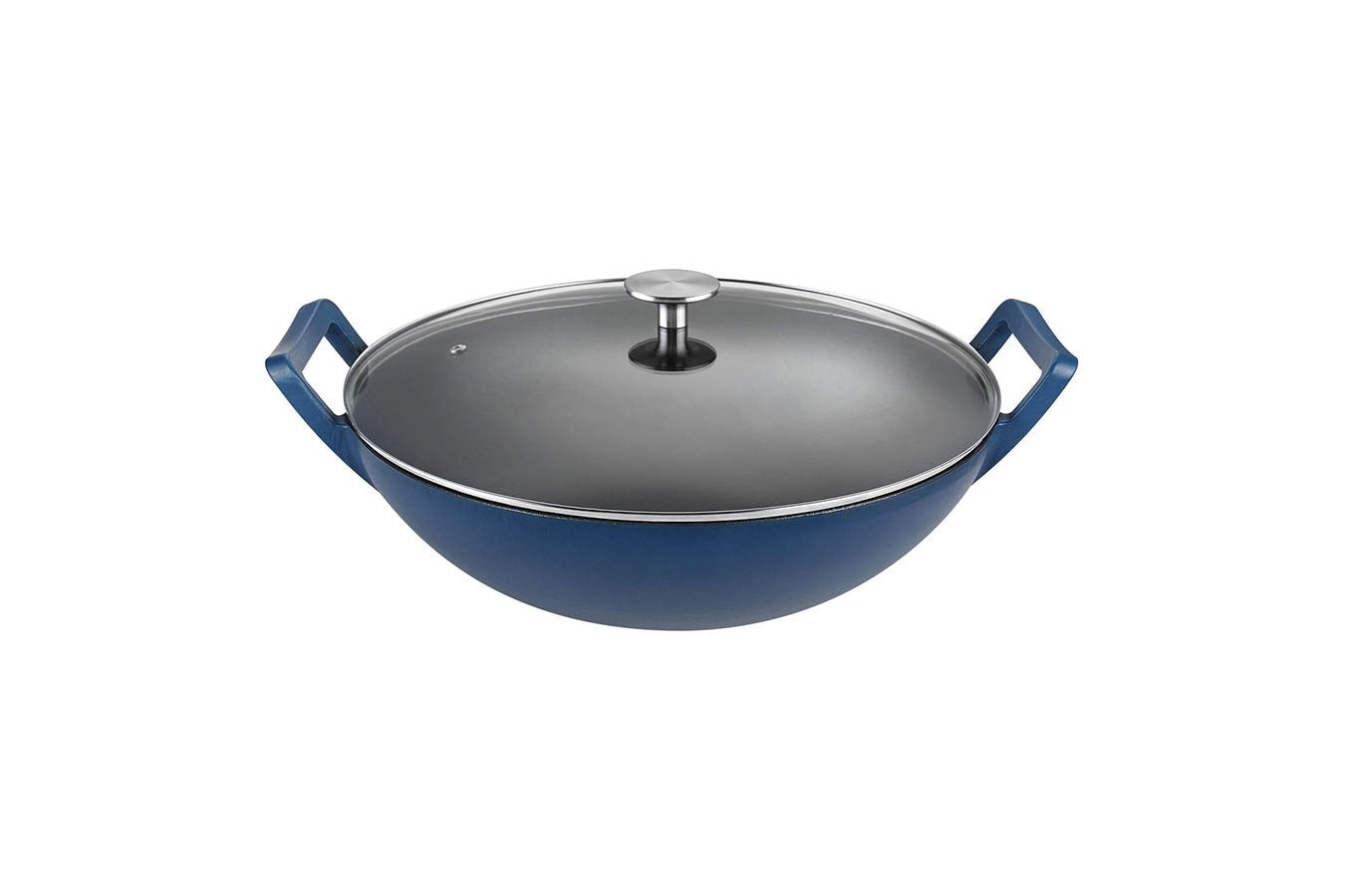 Buccan - Hamersley - Gietijzeren wokpan 36cm - Blauw
