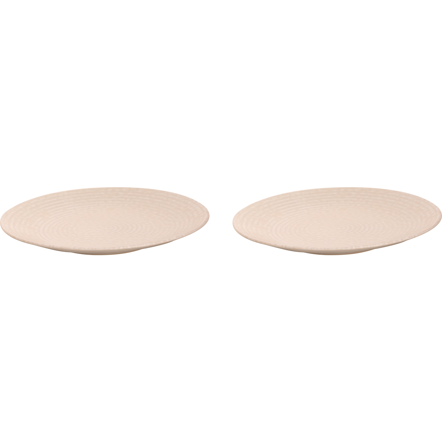 Palmer Bord coupe Ripple 27 cm Offwhite Stoneware 2 stuks