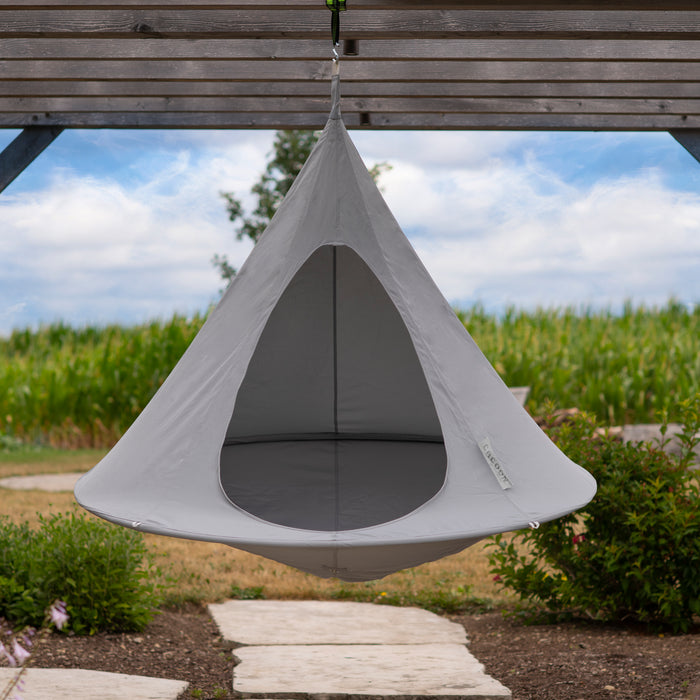 Cacoon Double Hangstoel - Grijs