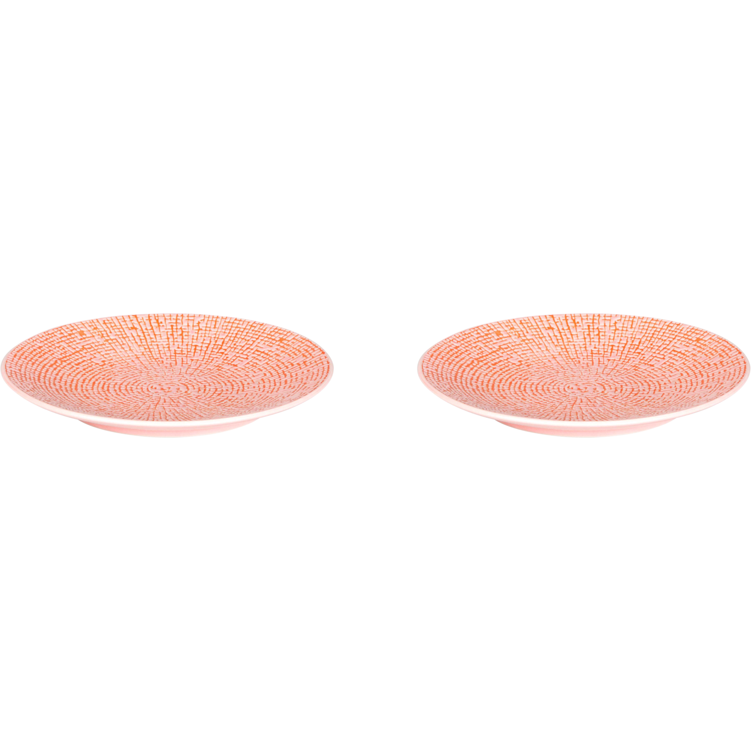 Palmer Bord coupe Cubical 16 cm Roze Stoneware 2 stuks