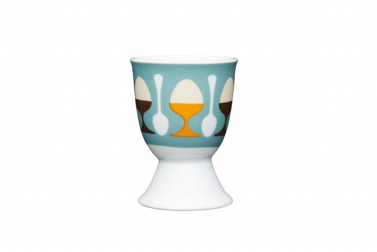 KitchenCraft - Set van 4 - Eierdopje - Retro Eieren - KitchenCraft